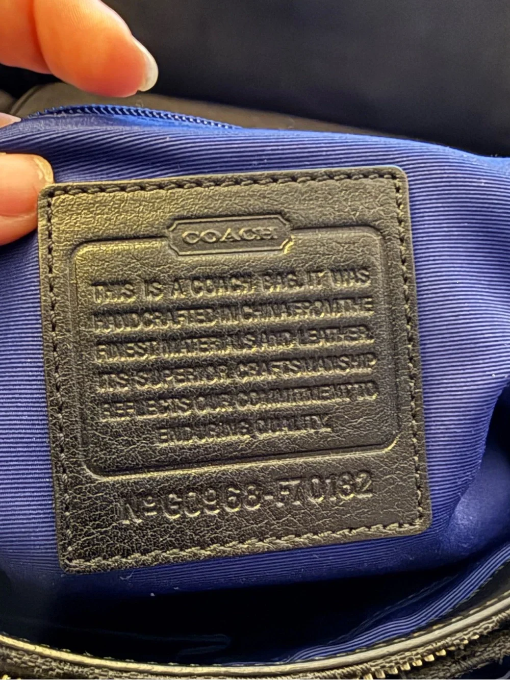 Coach Signature Stripe Messenger Bag 70182